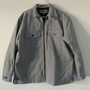 Men's Striped Jacket - Quilted Lining